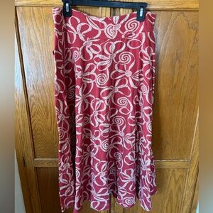 Effie’s Heart Skirts Red With Rope Flowers